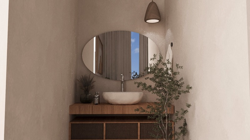 Wash area
